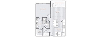 two bedroom floor plan  the residences at sawmill estates