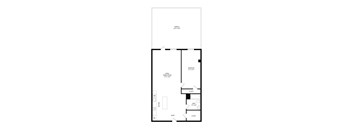 a floor plan of a bedroom apartment