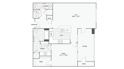 blueprint floor plan  rockwell apartments attica  the