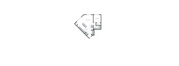 A black and white diagram of a house layout with labeled rooms.
