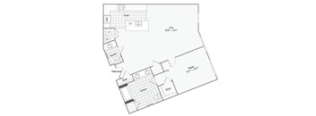 a blueprint of a floor plan of a home