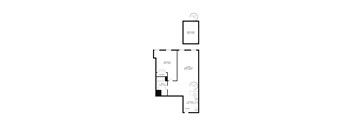 floor plan of 55 north luxury apartments to rent in the north end of boston