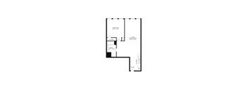 floor plan of 55 north luxury apartments to rent in the north end of boston