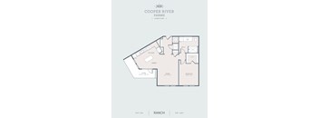 A one bedroom floorplan