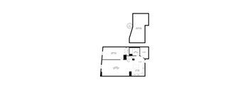 a floor plan of a bedroom apartment