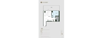 one bedroom one bathroom floorplan
