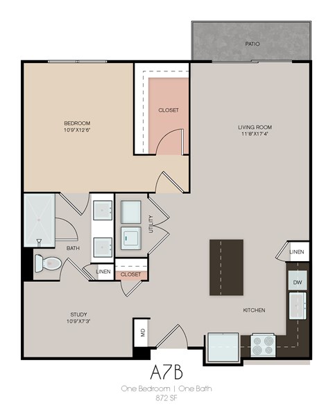 a floor plan of a 403 sq ft floor plan
