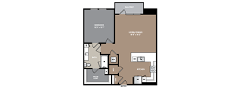 a blueprint of a floor plan of a residence