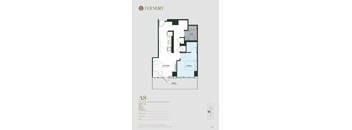 one bedroom one bathroom floorplan