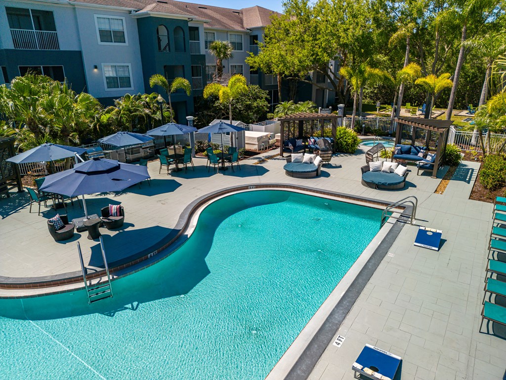take a dip in our resort style pool