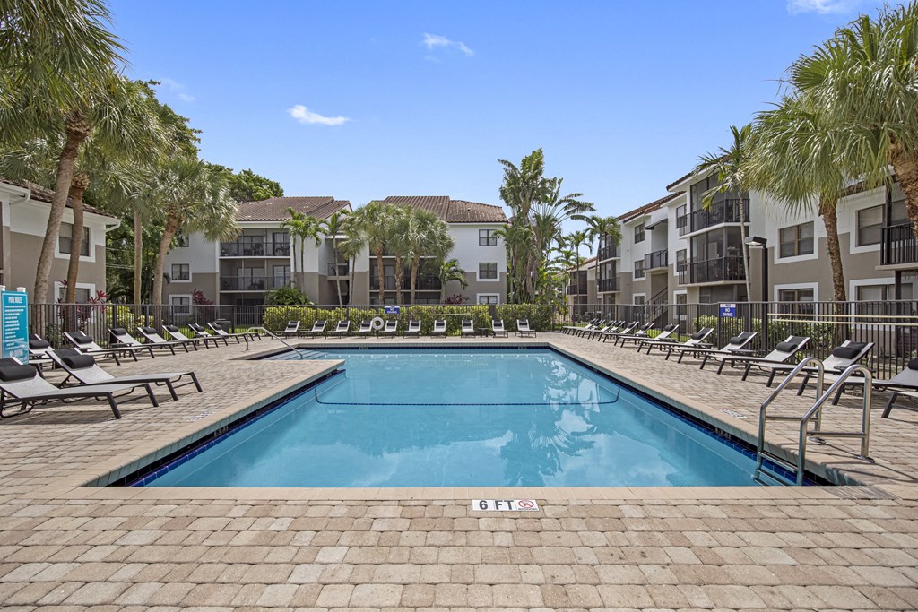 pool at the enclave at woodbridge apartments in sugar land, tx