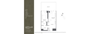 one bedroom floorplan