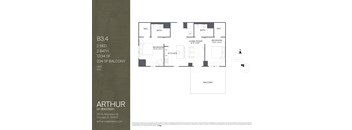 two bedroom floorplan