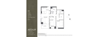 two bedroom floorplan