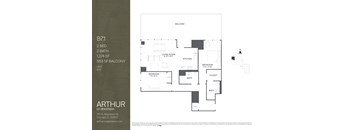 two bedroom floorplan
