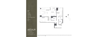 two bedroom floorplan