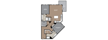 a blueprint of a floor plan of a residence