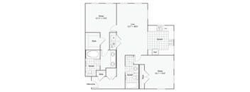 the 2021 floor plan of the apartments