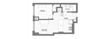 a floor plan of a bedroom house