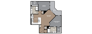 a blueprint of a floor plan of a house