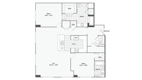 the eclipse floor plan 11  north side  4605 sq ft