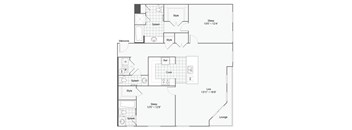 the eclipse floor plan 11  north side  460 sq ft