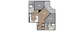 a blueprint of a floor plan of a house