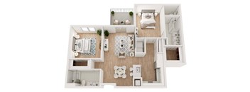 a floor plan of a house