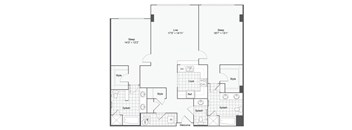 the eclipse plan 1135 floor plan  apartments