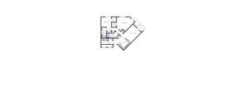A diagram of a house layout with labeled rooms.