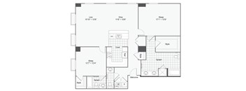 floor plan  rockwell apartments at the
