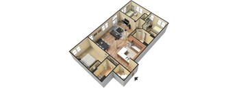 us census designated place the millennia floor plan