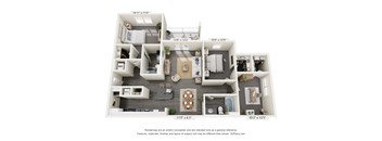3 bedroom floor plan layout