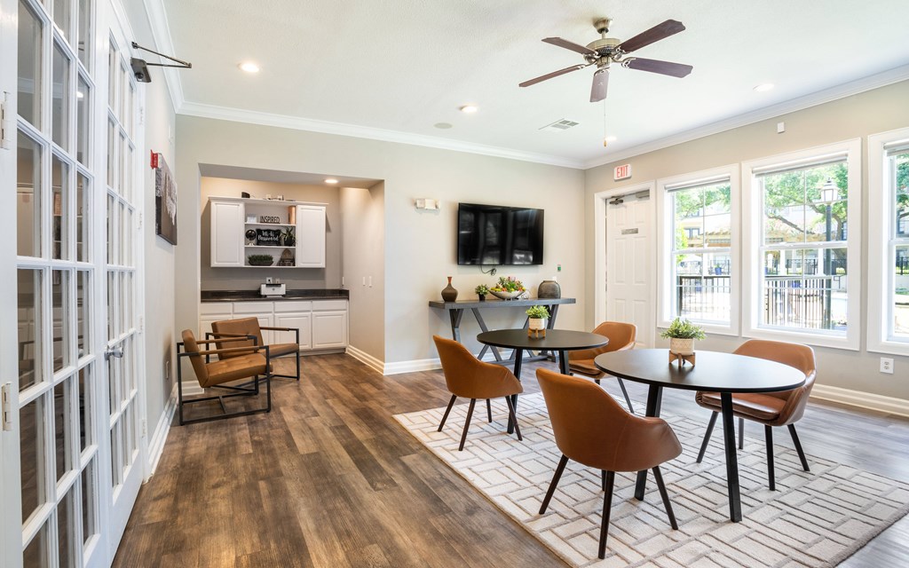 Business Center with seating area