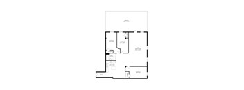 bedroom floor plan | the milano | apartment homes for rent in milwaukee, wi