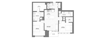 a black and white floor plan of a house