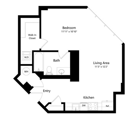 an illustration of a floor plan of a house