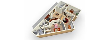 a floor plan of an apartment