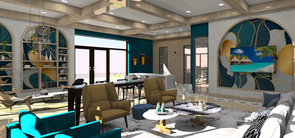 Club house at ID Oakland Park townhouses in Oakland Park FL