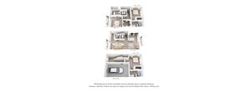 4 bedroom floor plan  the residences at sawmill estates apartments