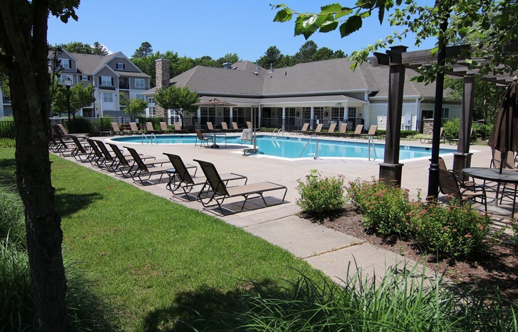 Exterior amenities at Cascades at Tinton Falls, Tinton Falls, New Jersey