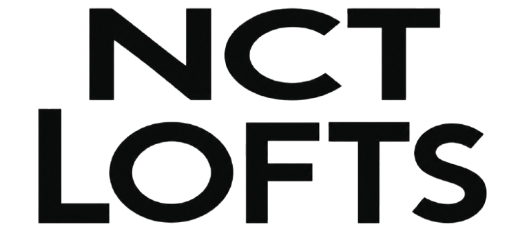 The image displays the words "NCT LOFTS" in bold, black letters.