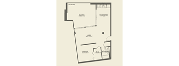 Alcove floor plan a Cobbler Square Lofts