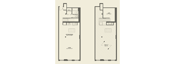 Alcove loft floor plan a Cobbler Square Lofts
