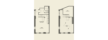 Alcove loft floor plan a Cobbler Square Lofts