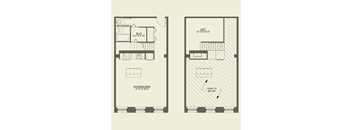 Alcove loft floor plan a Cobbler Square Lofts