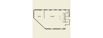 Alcove floor plan a Cobbler Square Lofts