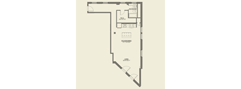 Studio floor plan a Cobbler Square Lofts