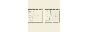 A floor plan at Cobbler Square Lofts