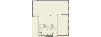 Alcove floor plan a Cobbler Square Lofts